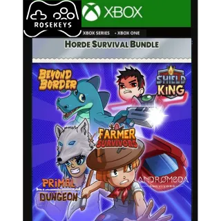 Horde Survival bundle Xbox - Andromeda Survivors, Beyond Border, Farmer Survivors, Primal Survivors, Shield King