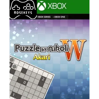 Puzzle by Nikoli W Akari