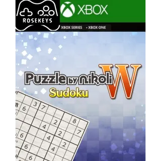 Puzzle by Nikoli W Sudoku