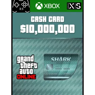 GTA Online: Megalodon Shark Cash Card (Xbox Series X|S)