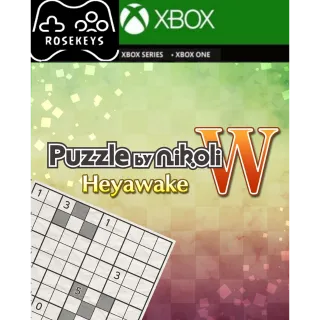 Puzzle by Nikoli W Heyawake