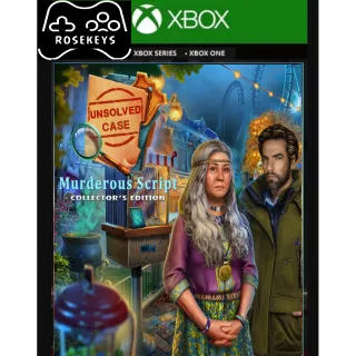 Unsolved Case: Murderous Script CE Xbox