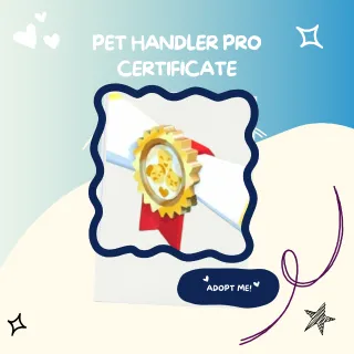 PET HANDLER PRO CERTIFICATE x4