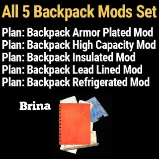 Backpack Mod 5 Set