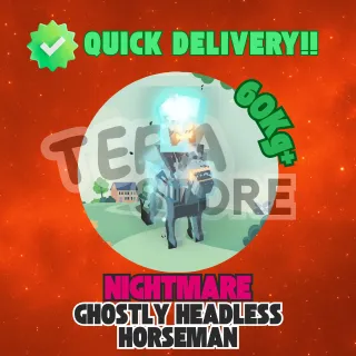 HUGE GHOSTLY HEADLESS HORSEMAN 60KG+