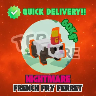 HUGE NIGHTMARE FRENCH FRY FERRET 60KG+