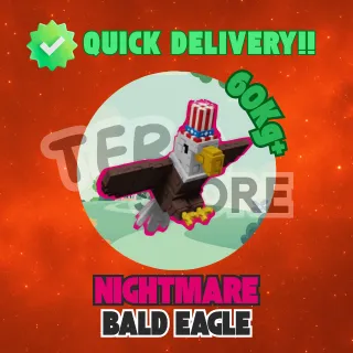 HUGE NIGHTMARE BALD EAGLE 60KG+