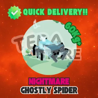 HUGE GHOSTLY SPIDER 60KG+