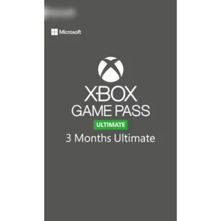 XBOX GAME PASS ULTIMATE 3 MONTH (GLOBAL)