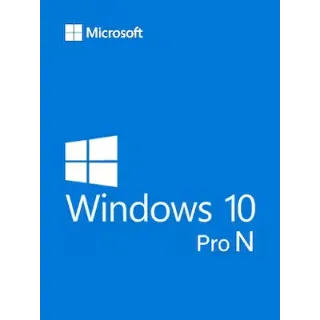 Microsoft Windows 10 Pro N - Microsoft Key - GLOBAL