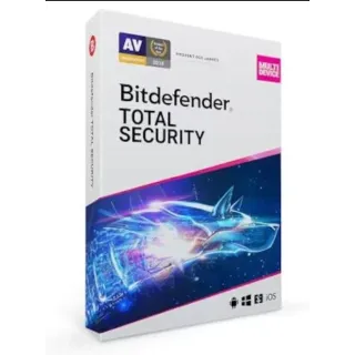 Bitdefender Total Security (PC, Android, Mac, iOS) (5 Devices, 3 Months) - Bitdefender Key - GLOBAL