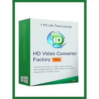 HD Video Converter Factory Pro (PC) (1 Device, Lifetime) - Wonderfox Key - GLOBAL