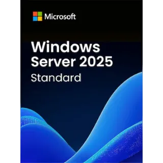 Windows Server 2025 | Standard - Microsoft Key - GLOBAL