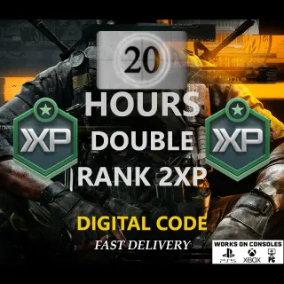 Call of Duty Black Ops 6 [20 HOURS] DOUBLE RANK 2XP FAST DELIVERY GLOBAL