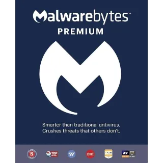 MALWAREBYTES  Premium 1 year Windows, Mac or android