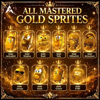All Gold Sprites Bundle Max Level