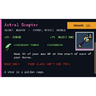 Pixel Lineage - Astral Scepter 