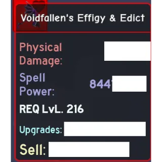 Voidfallen's Effigy & Edict