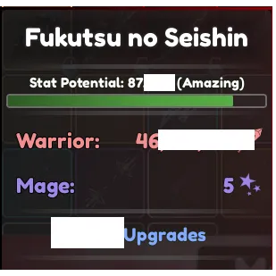 Fukutsu no Seishin - Fabled legacy