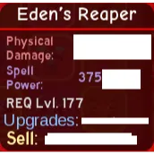 Dungeon Quest Reborn - Eden's Reaper