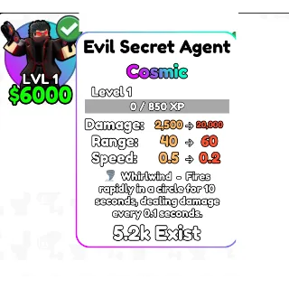 Evil Secret Agent
