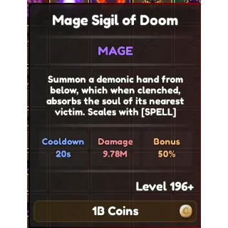 Mage Sigil of Doom | Fabled Legacy