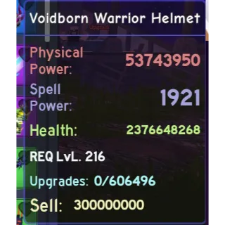 Voidborn Warrior Helmet