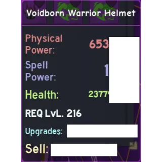 Voidborn Warrior Helmet