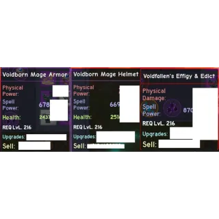 Voidborn Mage Set With Ultimate