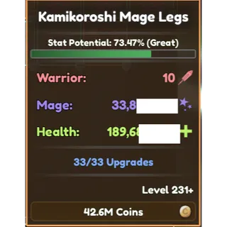 Kamikoroshi Mage Legs