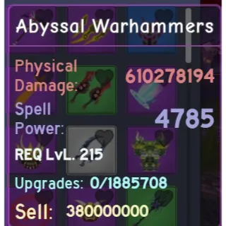 Abyssal Warhammers