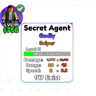 Secret Agent- skibidi Tower Defense