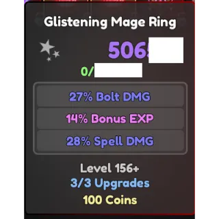 Glistening Mage Ring- Godpot