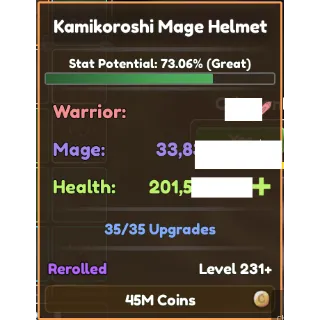 Kamikoroshi Mage Helmet