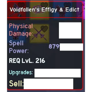 VoidFallen's Effigy & Edict