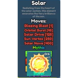 Solar- Elemental Dungeons