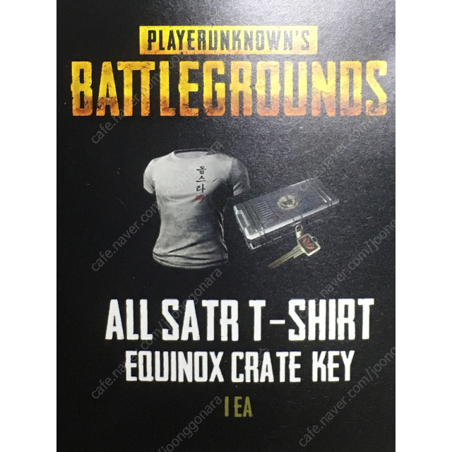 [PUBG] 2018 ALL-STAR SKIN KOREA allstar LIMITED EDITION + EQUINOX CRATE ...