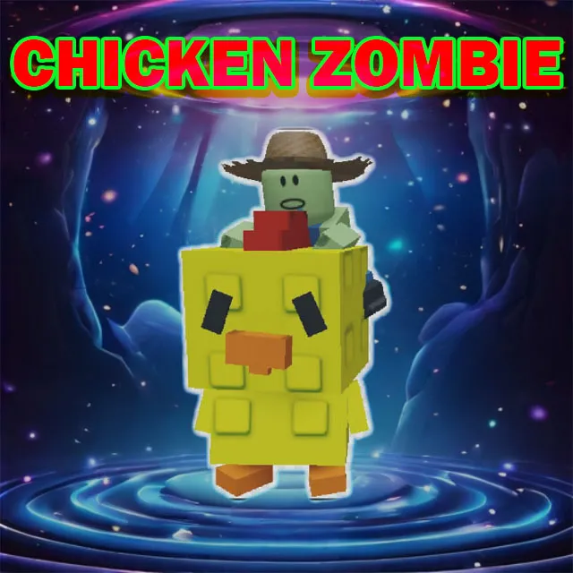 CHICKEN ZOMBIE Grow A Garden - Roblox Mythical Pet Collectible Figure - GAG