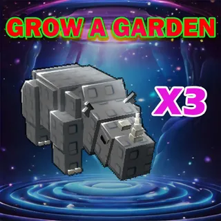 GROW A GARDEN RHINO