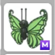 M Green Butterfly