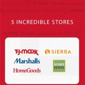 $10 USD TJX Gift Card