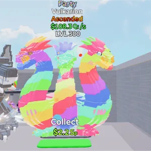 Vulkarion party lvl 300