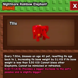 RBH elephant max w/toy