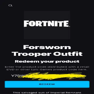 Fortnite Forsworn Trooper Instant Delivery
