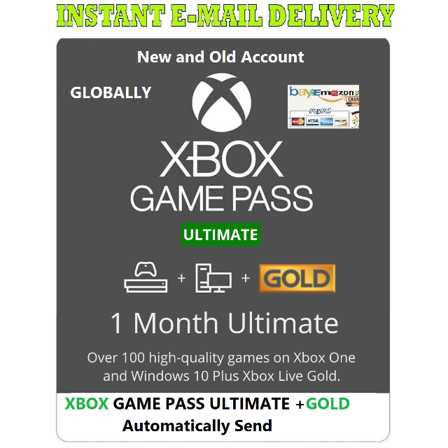 Xbox Game Pass Ultimate 1 Month (Game Pass+Live Gold) Nonstackable