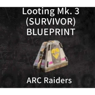 Looting Mk.3 Survivor Blue Print