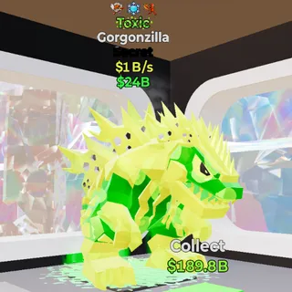 Toxic Gorgonzilla 1B/s 3 trait - Fortnite Steal the Brainrot