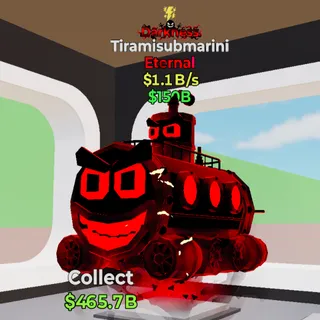 Darkness Tiramisubmarini 1.1B/s 1 trait - Fortnite Steal the Brainrot