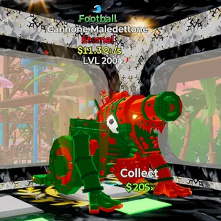 Football Cannone Maledettone 11.3Qi/s 1 trait Lvl 200 - Fortnite Steal the Brainrot