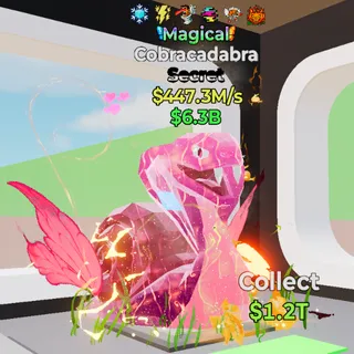 Magical Cobracadabra 447.3M/s 6 trait - Fortnite Steal the Brainrot